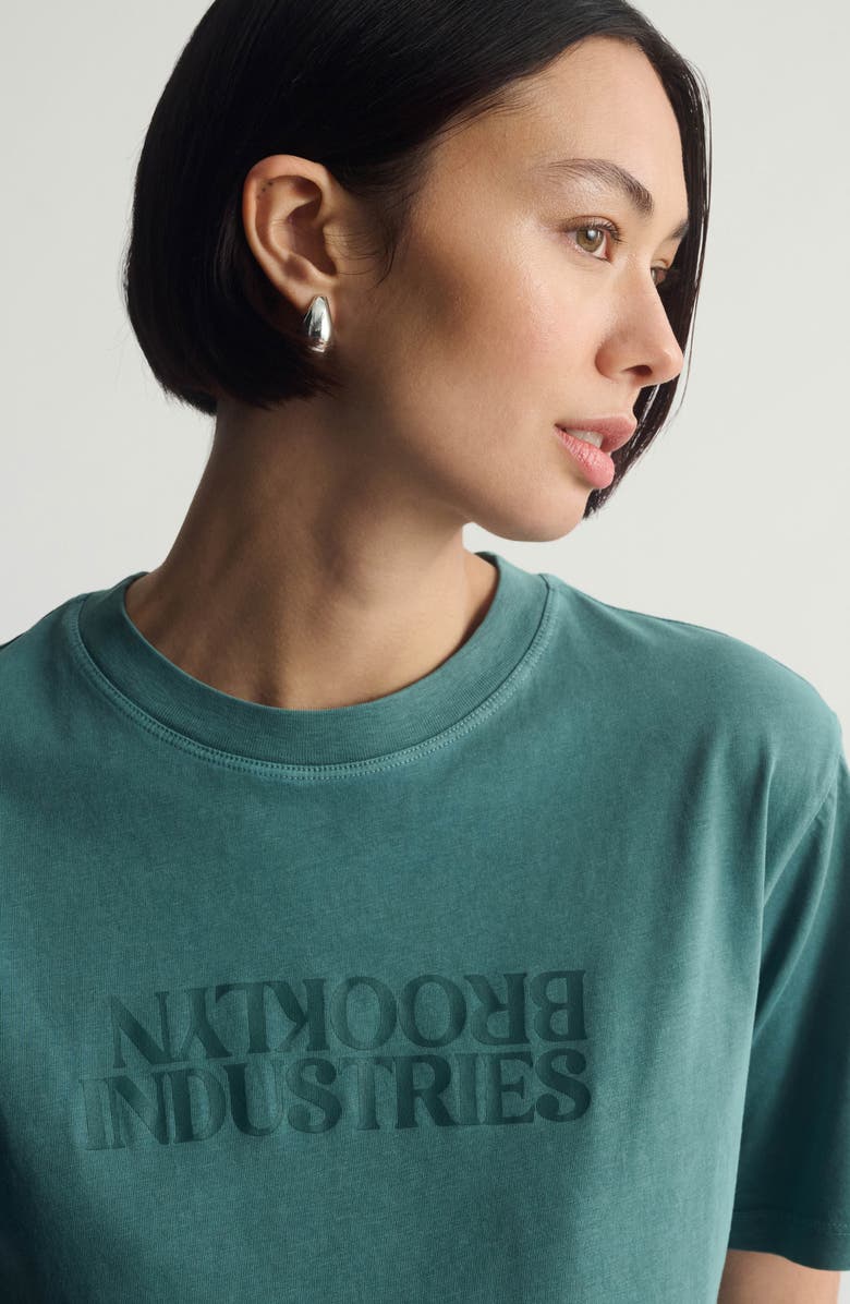 Brooklyn Industries Logo Cotton Graphic T-Shirt, Alternate, color, 