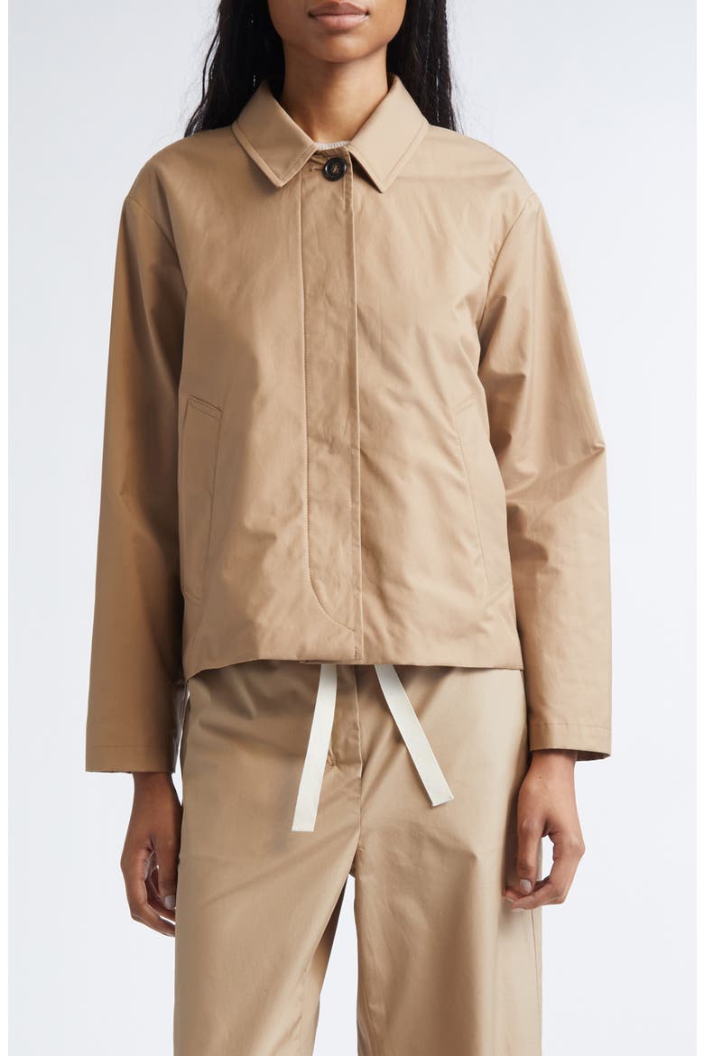 Bambola Cotton Blend Twill Trench Jacket, Main, color, CAMEL