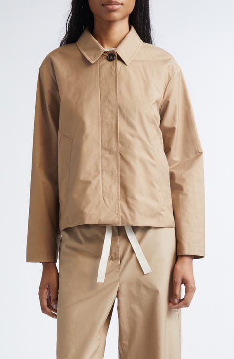 Bambola Cotton Blend Twill Trench Jacket