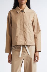 Max Mara Bambola Cotton Blend Twill Trench Jacket