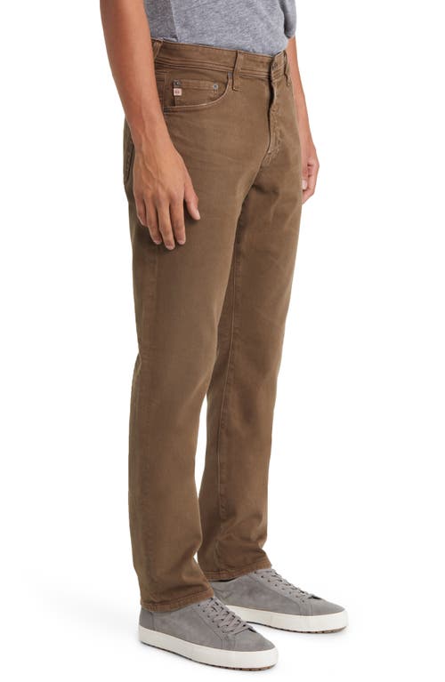 Ag Everett Slim Straight Leg Jeans In Brown