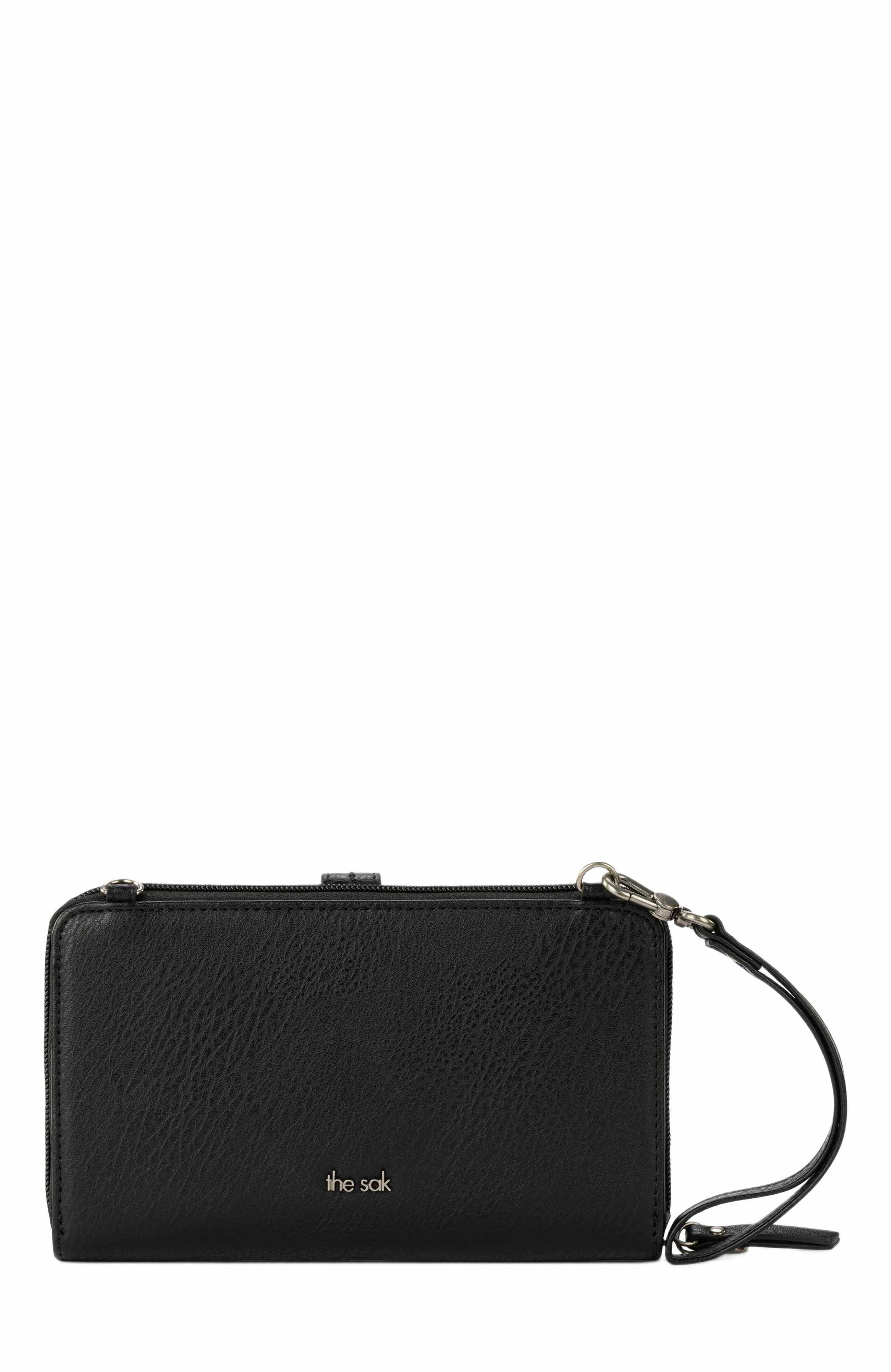 The Sak Iris Smartphone Crossbody Bag, Alternate, color, Black Check