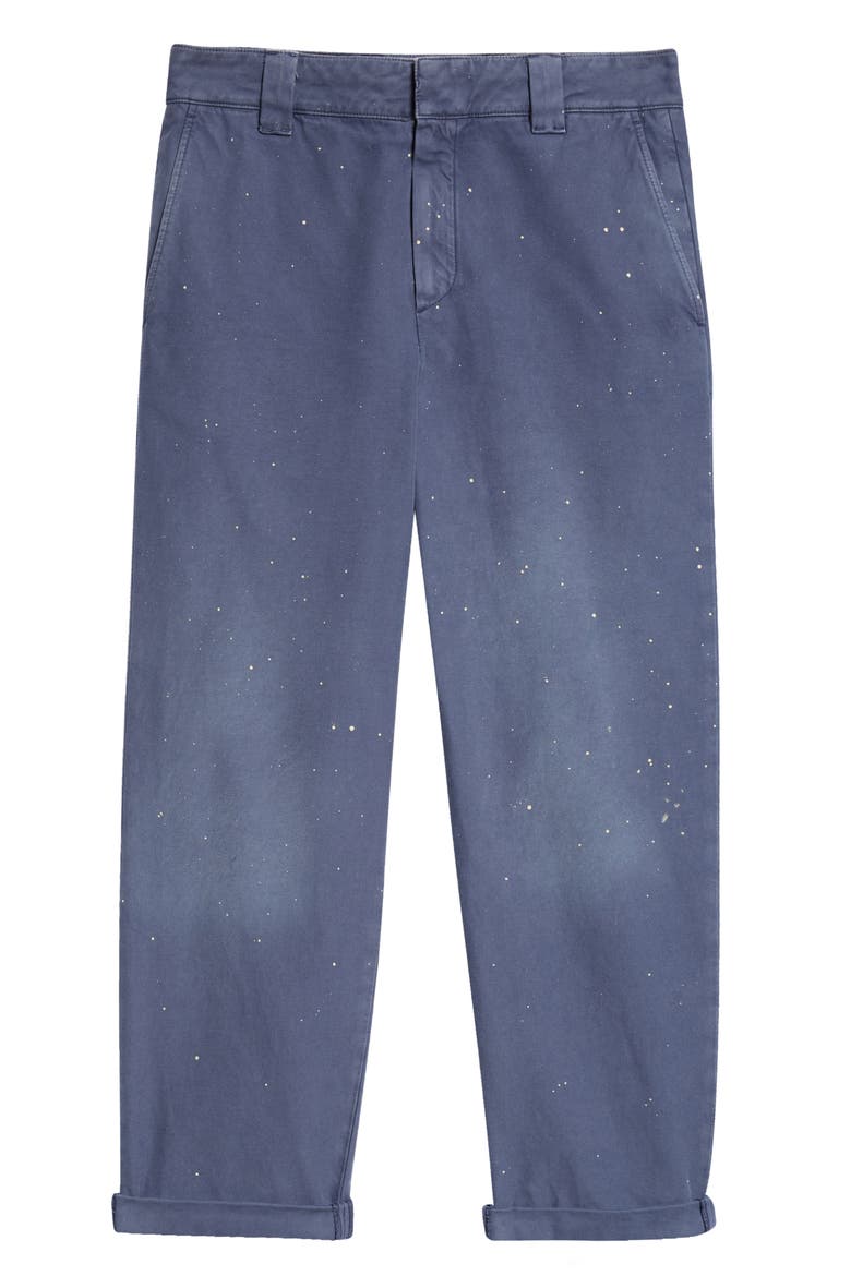 Journey Splatter Cotton Chinos, Alternate, color, BLUE