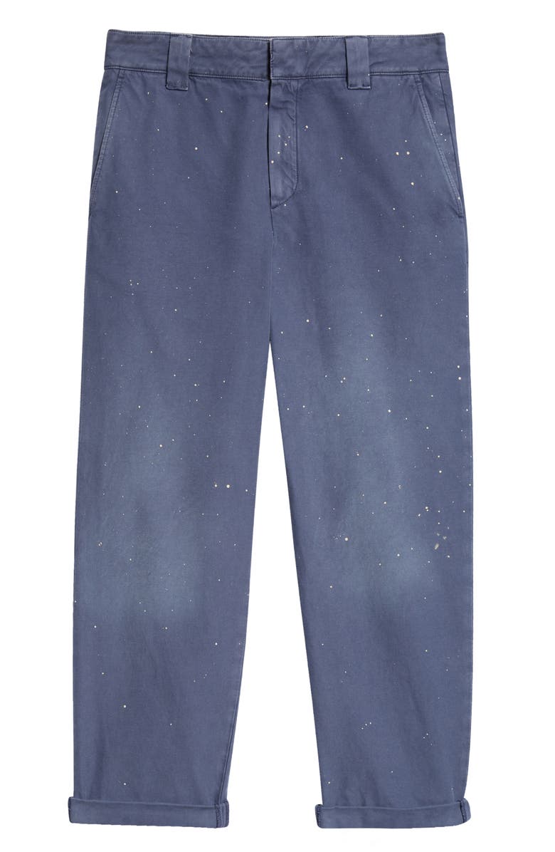 Golden Goose Journey Splatter Cotton Chinos, Alternate, color,