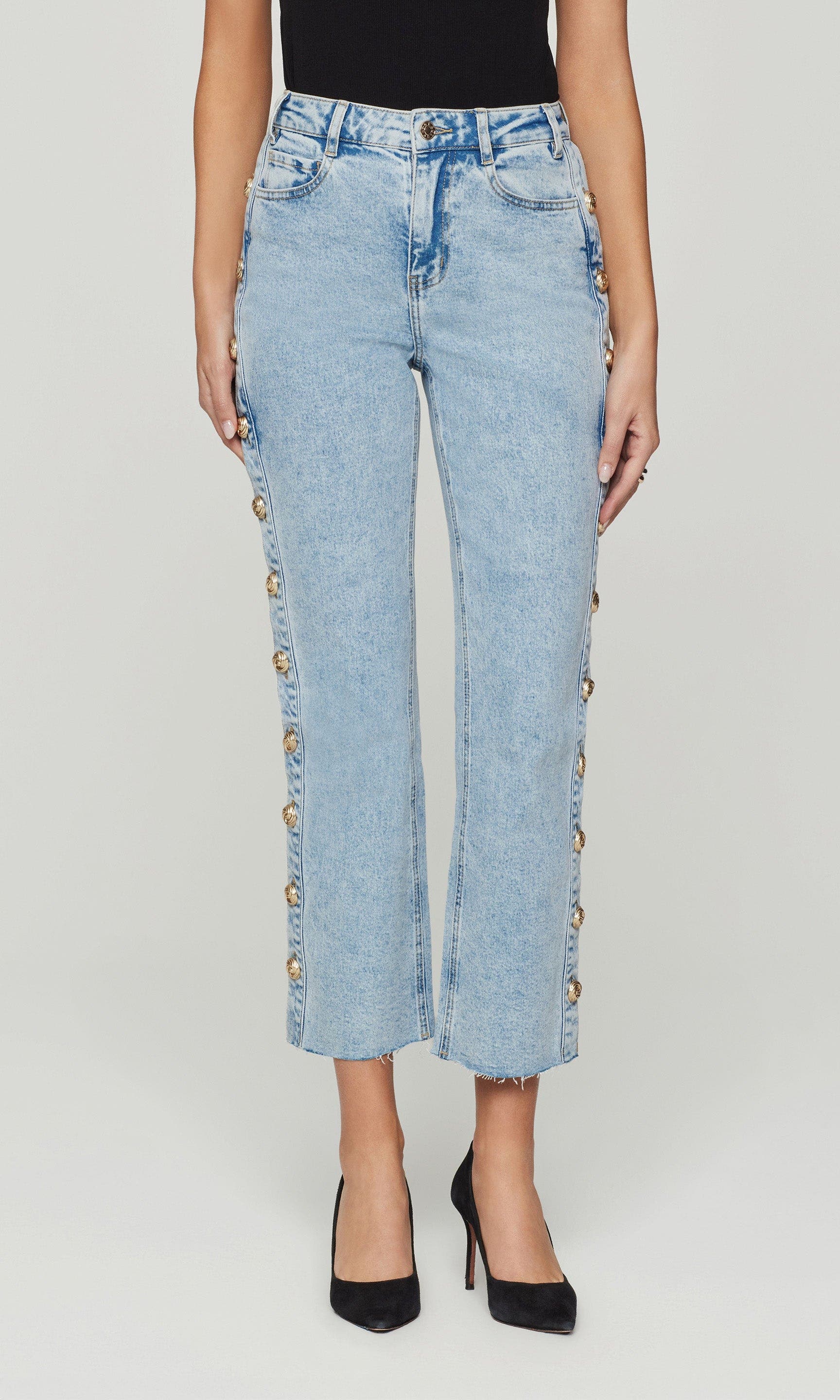 Stephen Knot Button Jeans - image 2