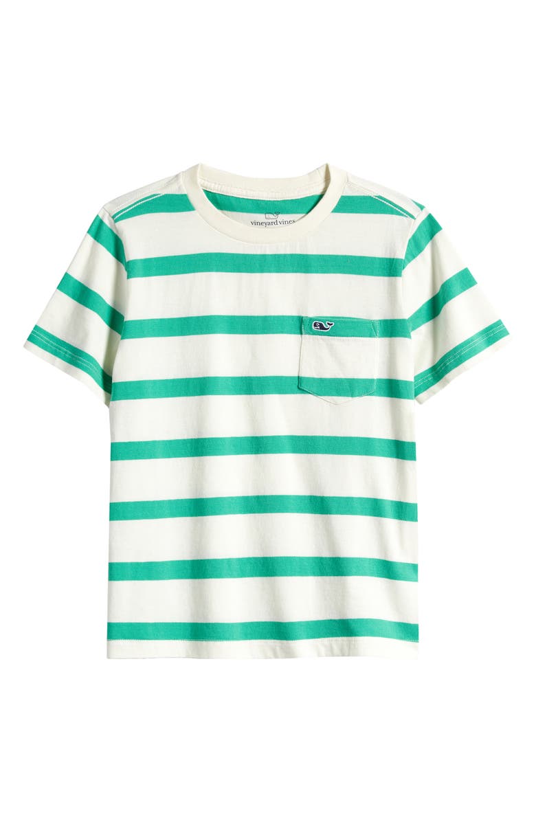 vineyard vines Kids' Breton Slub Cotton Pocket T-Shirt, Main, color,