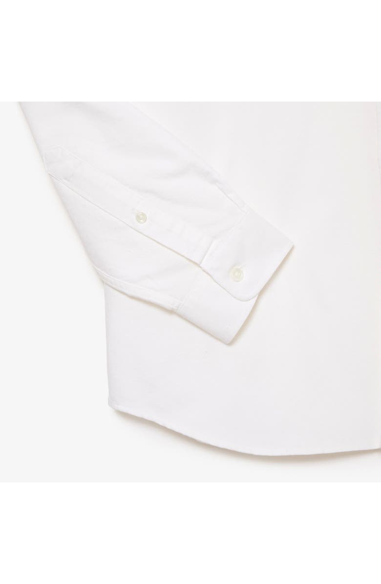 Lacoste Regular Fit Oxford Button-Down Shirt, Alternate, color, White