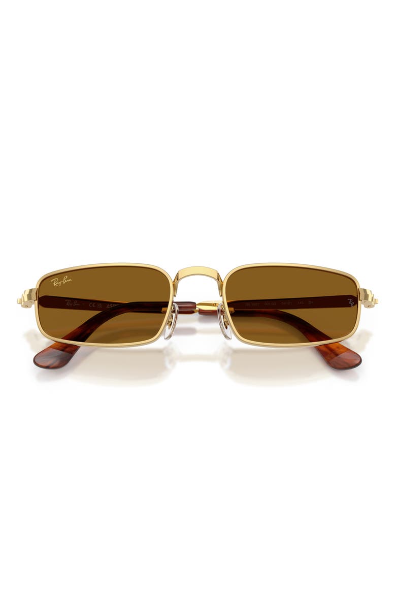 Ray-Ban 54mm x A$AP Rocky RB3927 Rectangular Sunglasses, Alternate, color, Arista / Brown