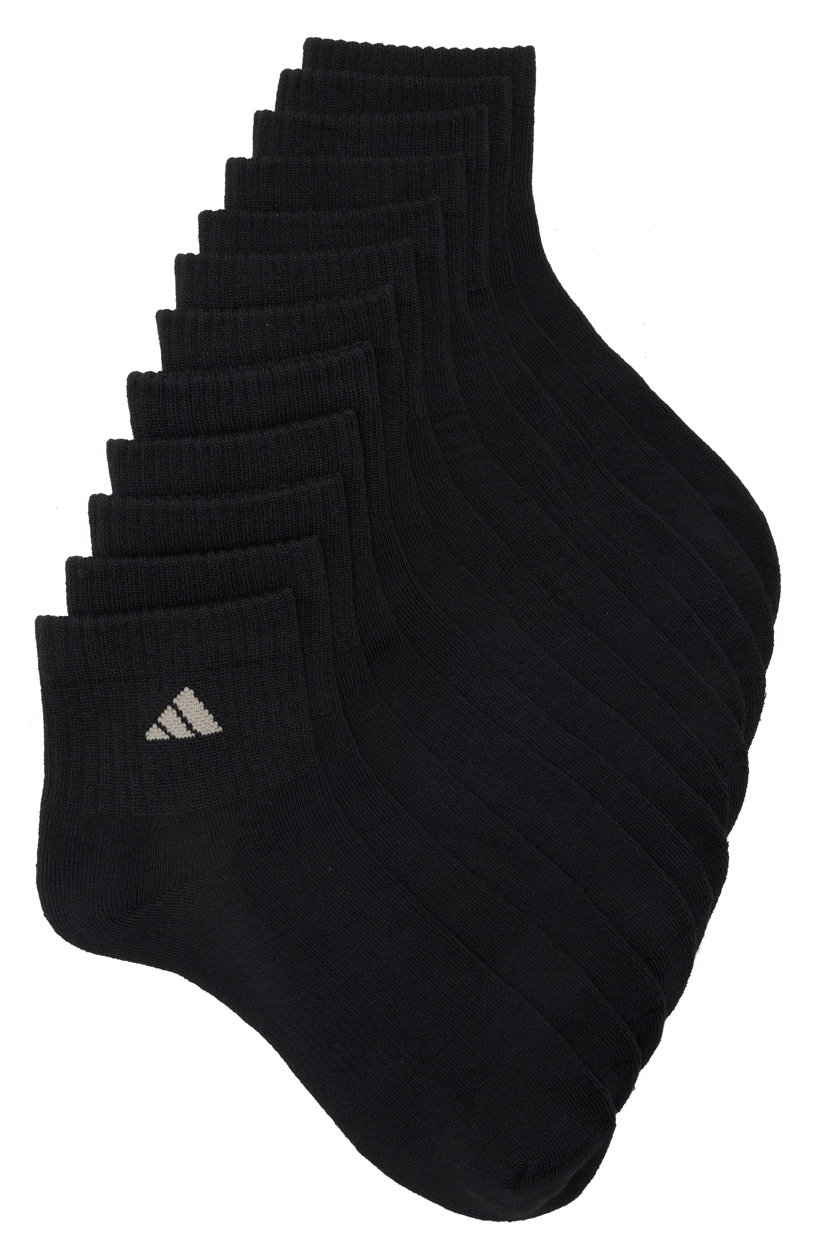 adidas Athletic Climalite Compression Socks - Pack of 6