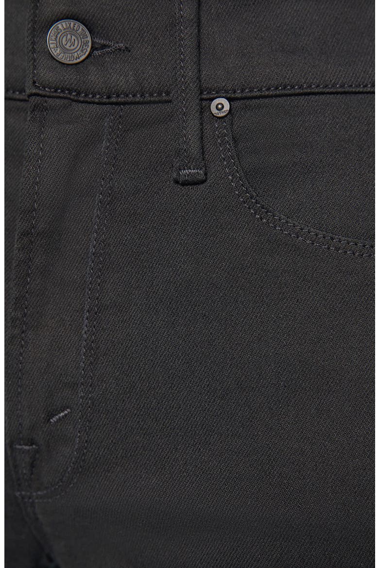 Lil' Twister Sneak High Waist Flared Wide Leg Jeans, Alternate, color, PITCH