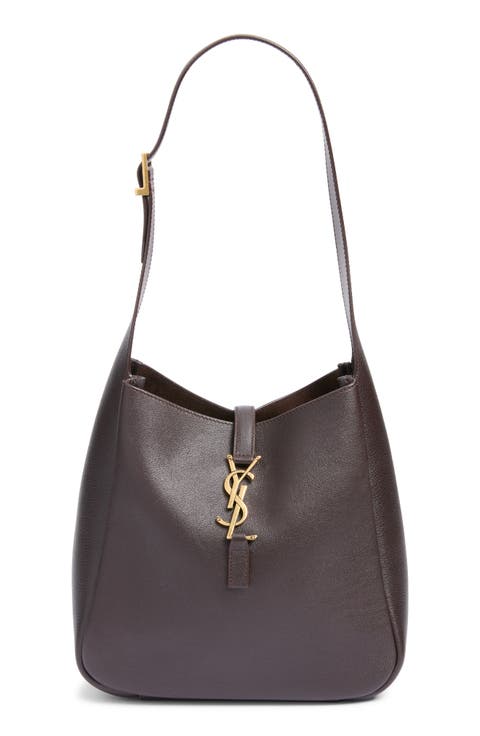 Small Le 5 à 7 Leather Hobo Bag