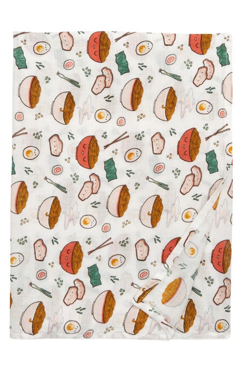 Ramen Muslin Swaddle Blanket