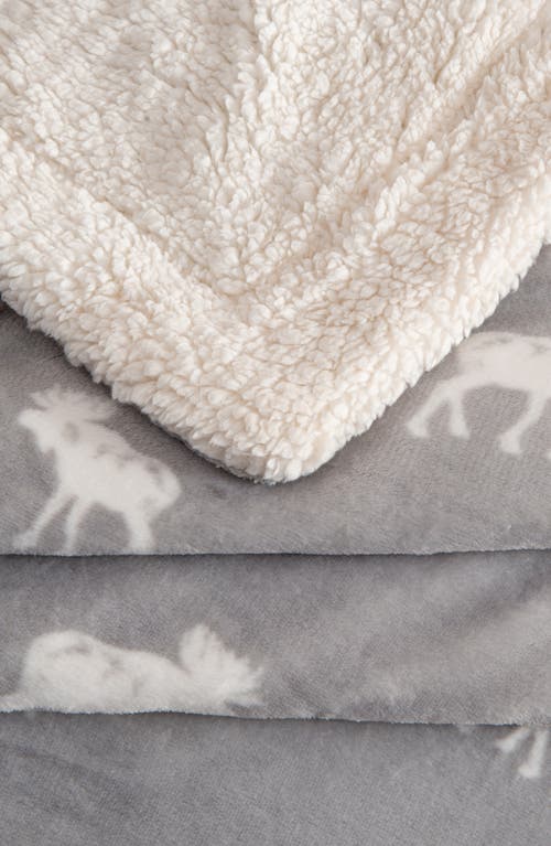 Woven & Weft Reversible Faux Shearling Throw Blanket
