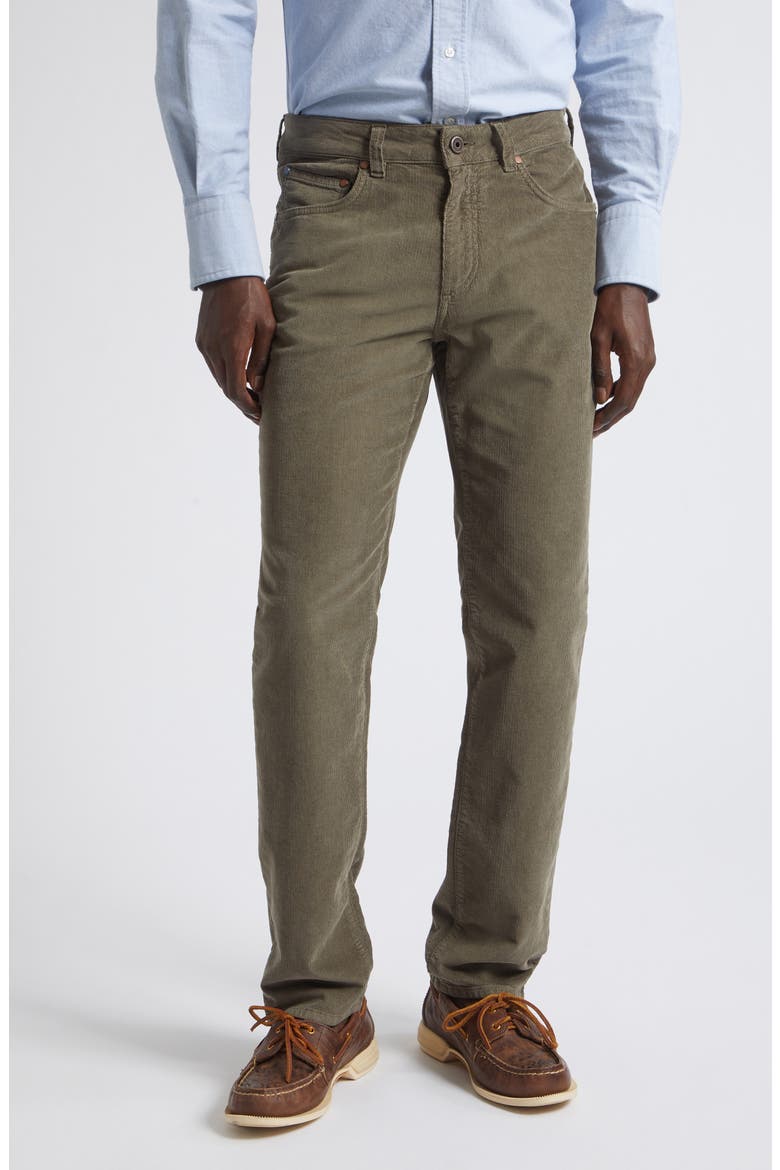 Five-Pocket Stretch Corduroy Pants, Main, color, DOVE GREY