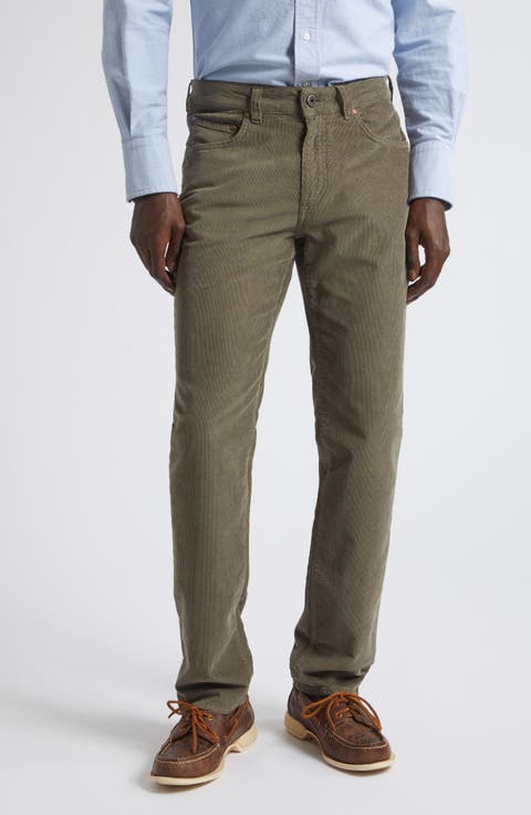 Five-Pocket Stretch Corduroy Pants