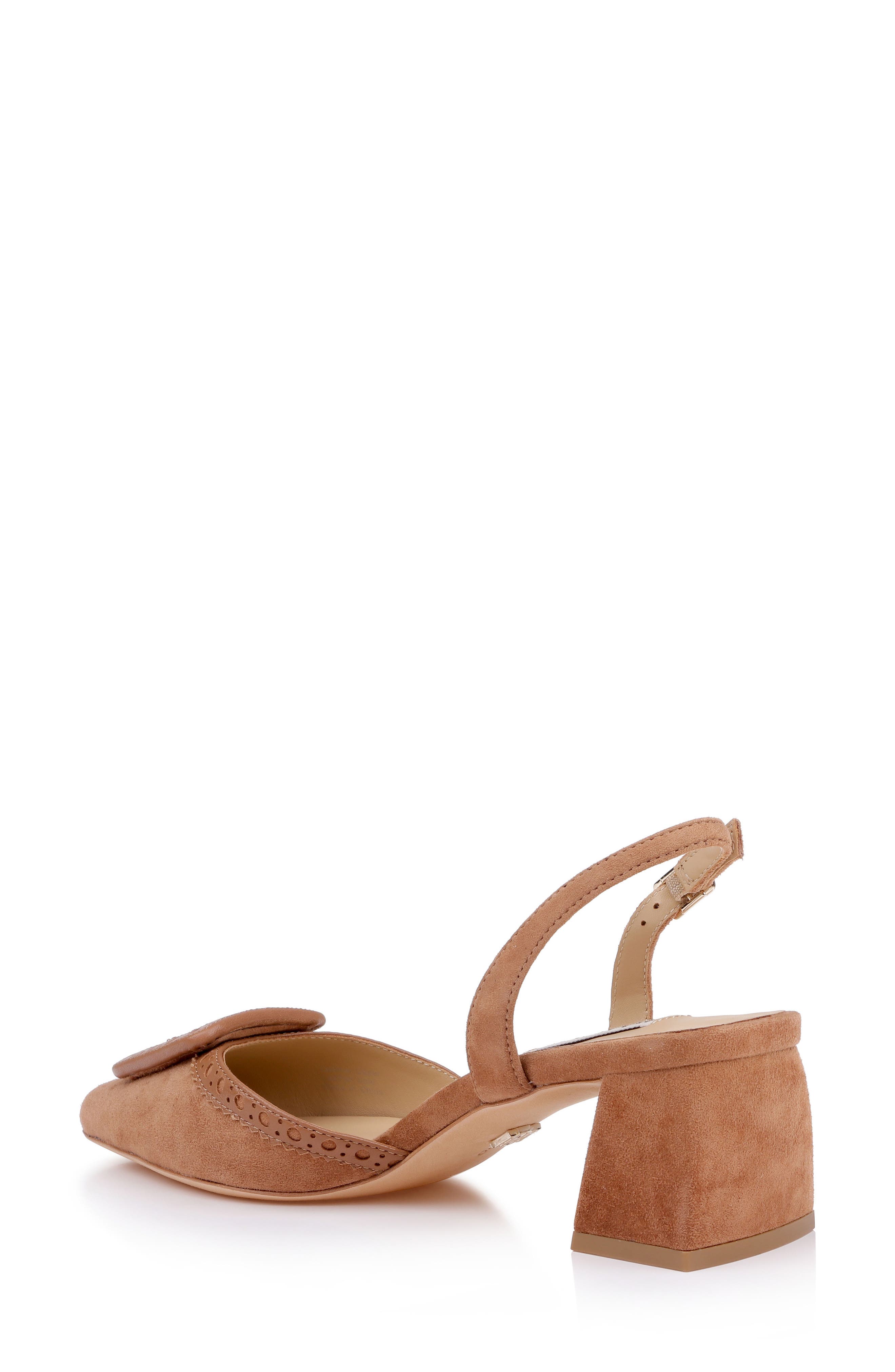 Yaneli Slingback Pump, Alternate, color, COFFEE SUEDE