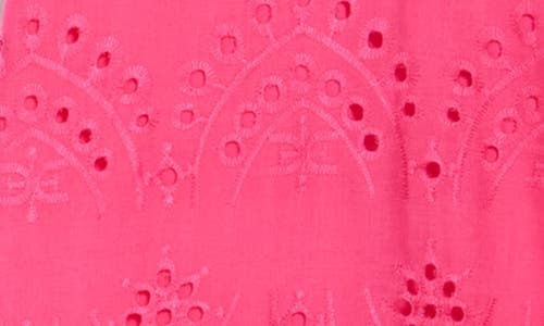 SAM EDELMAN SAM EDELMAN EMBROIDERED EYELET RUFFLE SUNDRESS 