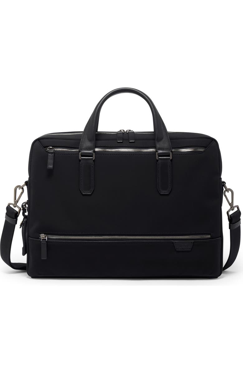 TUMI Harrison Avondale Top Zip Briefcase, Main, color, Black