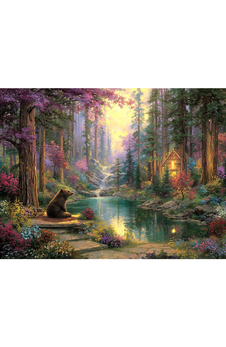 Sunsout A Bear in the Woods 300 piece Jigsaw Puzzle for Adults, Alternate, color, Multicolor