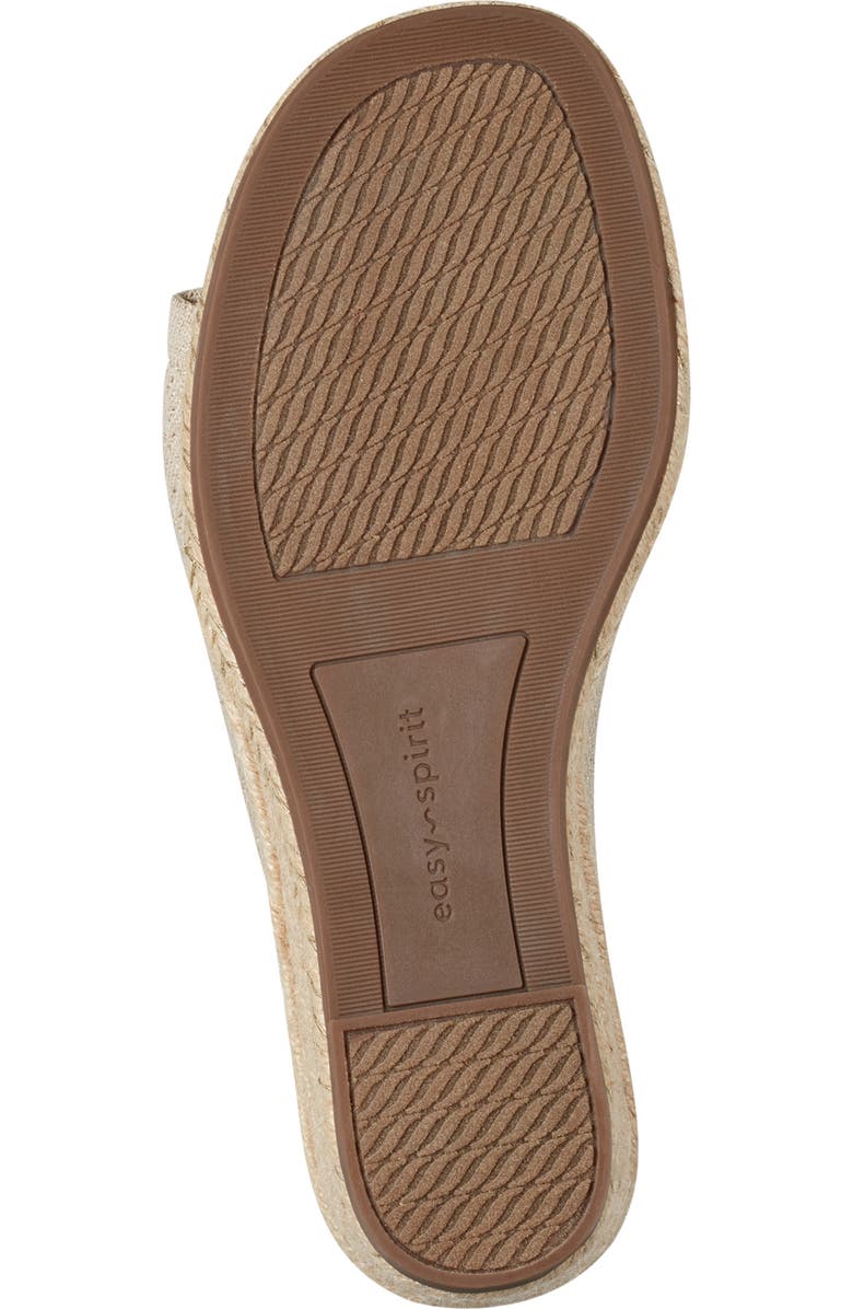 Easy Spirit Samari Wedge Sandal, Alternate, color, Light Natural