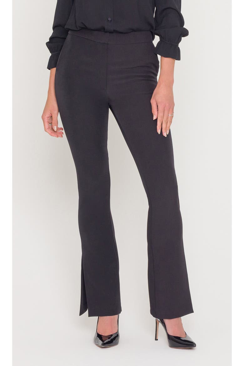 Benita Slit Pants, Alternate, color, Black