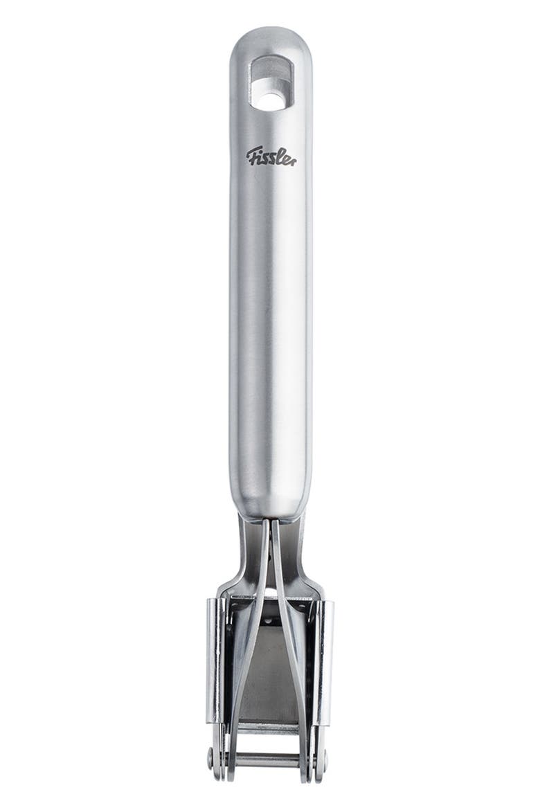 Essential™ garlic press, Alternate, color, Metallic Silver