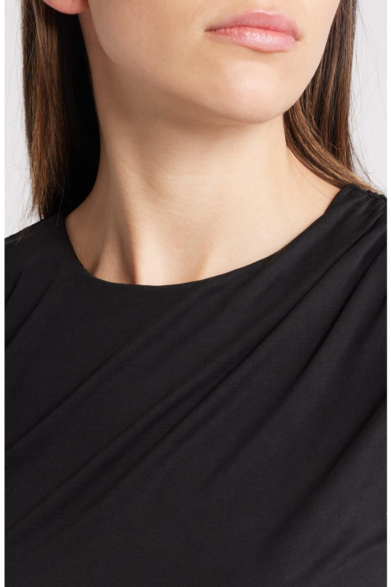 Aliz Ruched Top, Alternate, color, BLACK