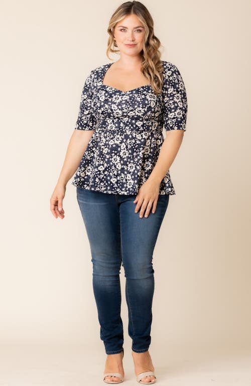 Shop Kiyonna Posh Peplum Top