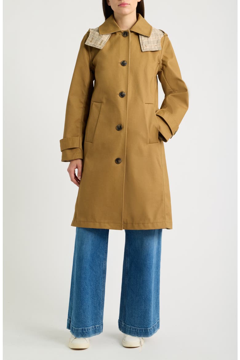 Heritage Long Raincoat, Main, color, KHAKI/ TAN