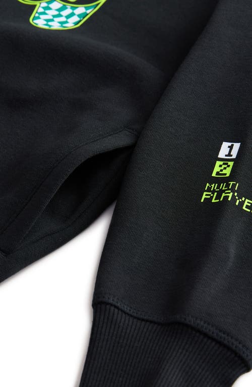 Next Kids' Level Up Controller Graphic Hoodie In Black
