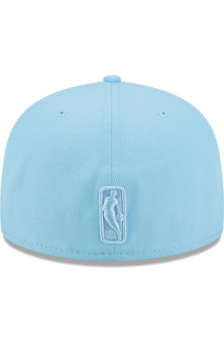 New Era Men's New Era Powder Blue Boston Celtics Spring Color Pack 59FIFTY Fitted Hat, Alternate, color, 