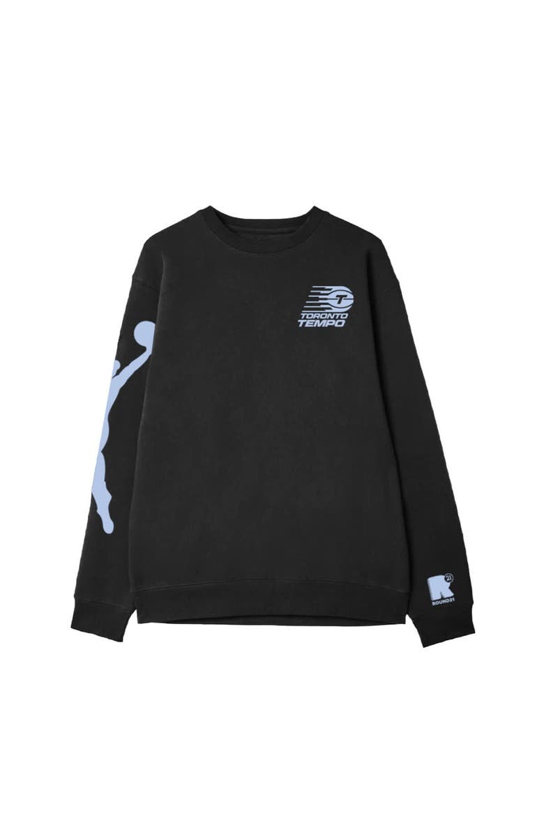 round21 Unisex round21 Black Toronto Tempo Logo Pullover Sweater, Alternate, color, Black
