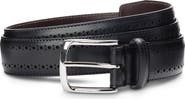 Allen Edmonds Manistee Brogued Leather Belt