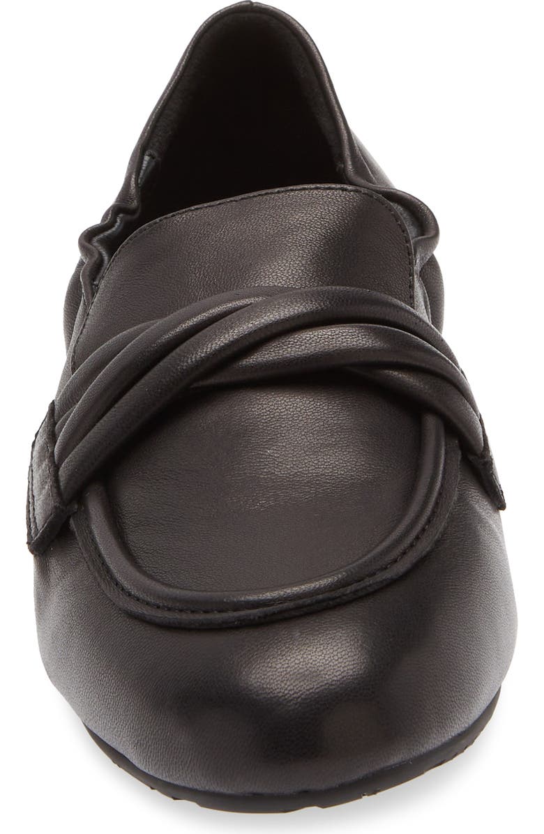 Chocolat Blu Abel Loafer, Alternate, color, Black Leather