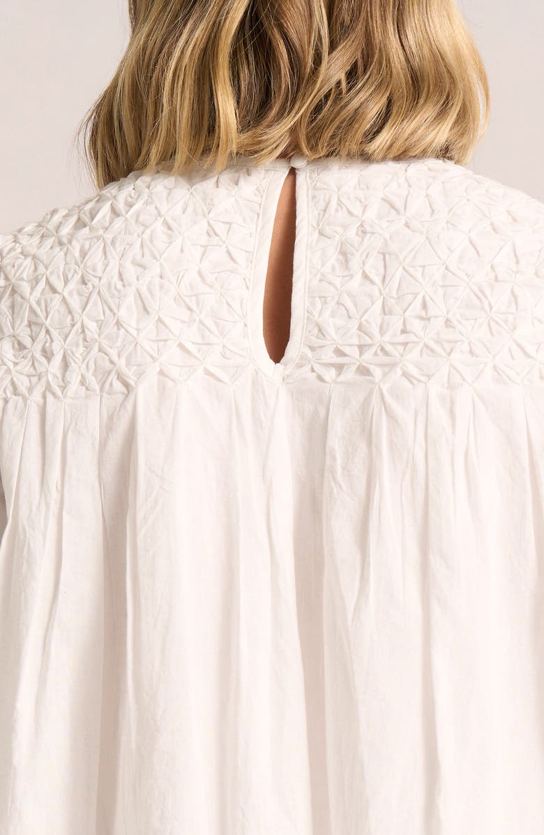 matty m. Talluluh Honeycomb Puff Sleeve Top, Alternate, color, 