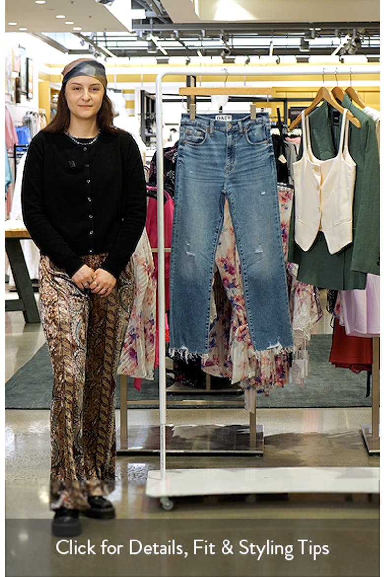 Shy Girl High Waist Crop Flare Jeans video