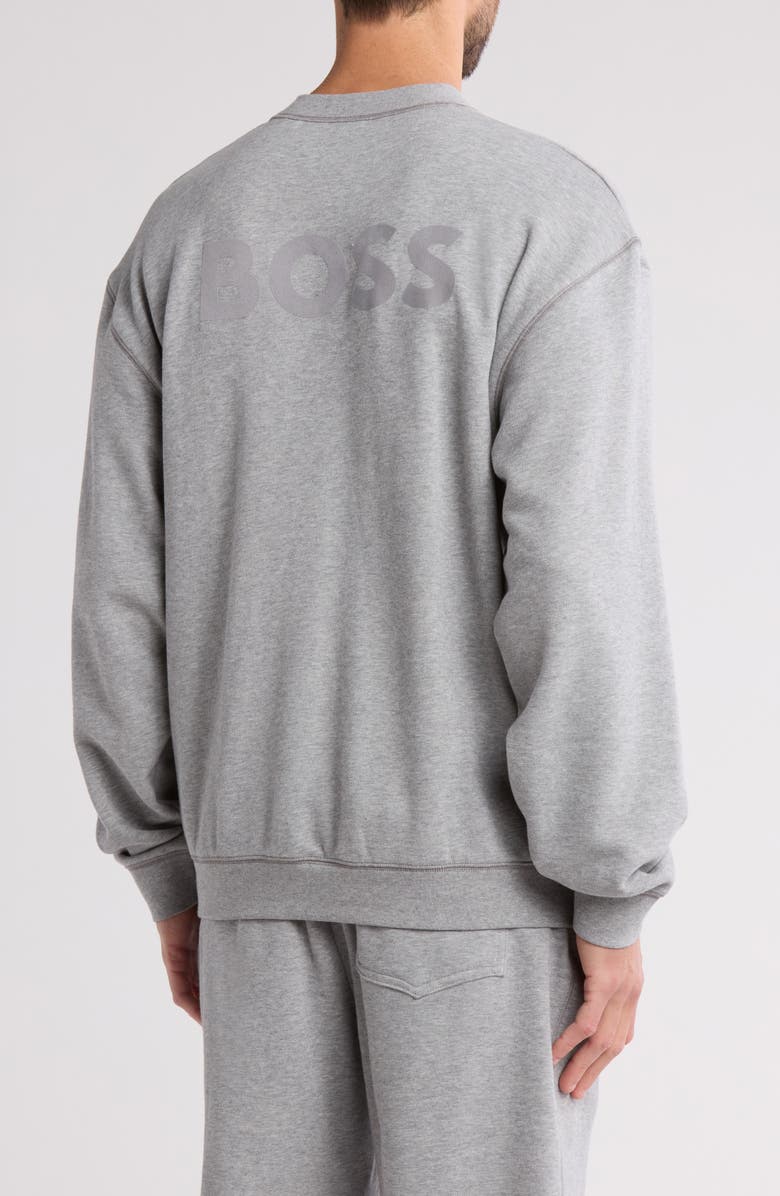BOSS Cotton Sweatshirt, Alternate, color, 