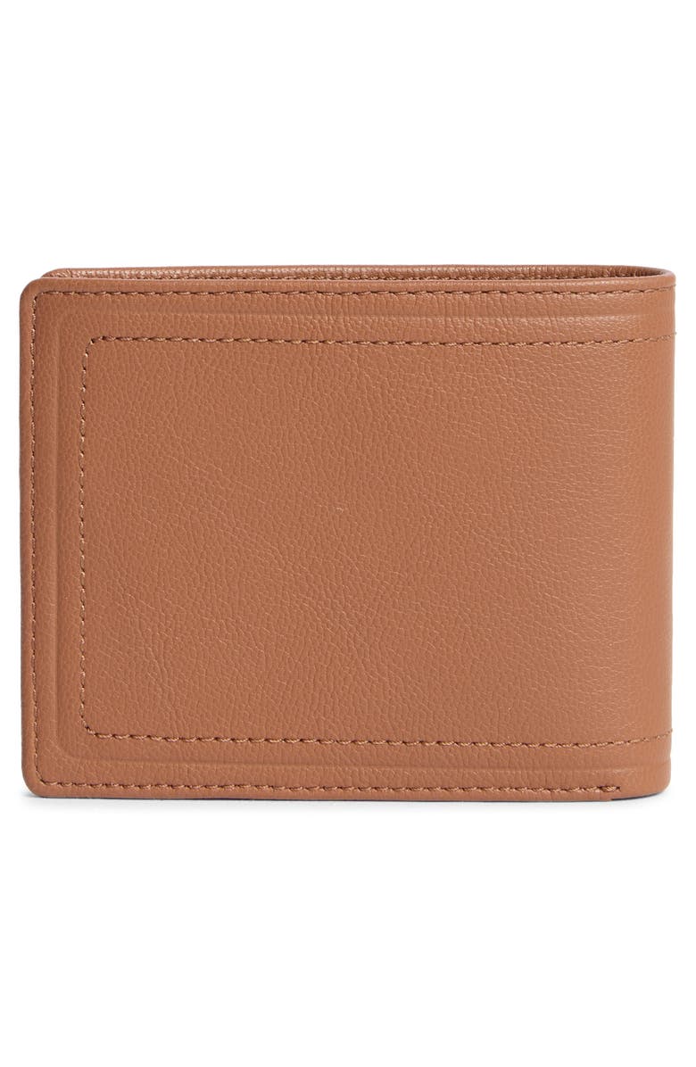 Cole Haan Claudio Leather Passcase Wallet, Alternate, color, Cognac