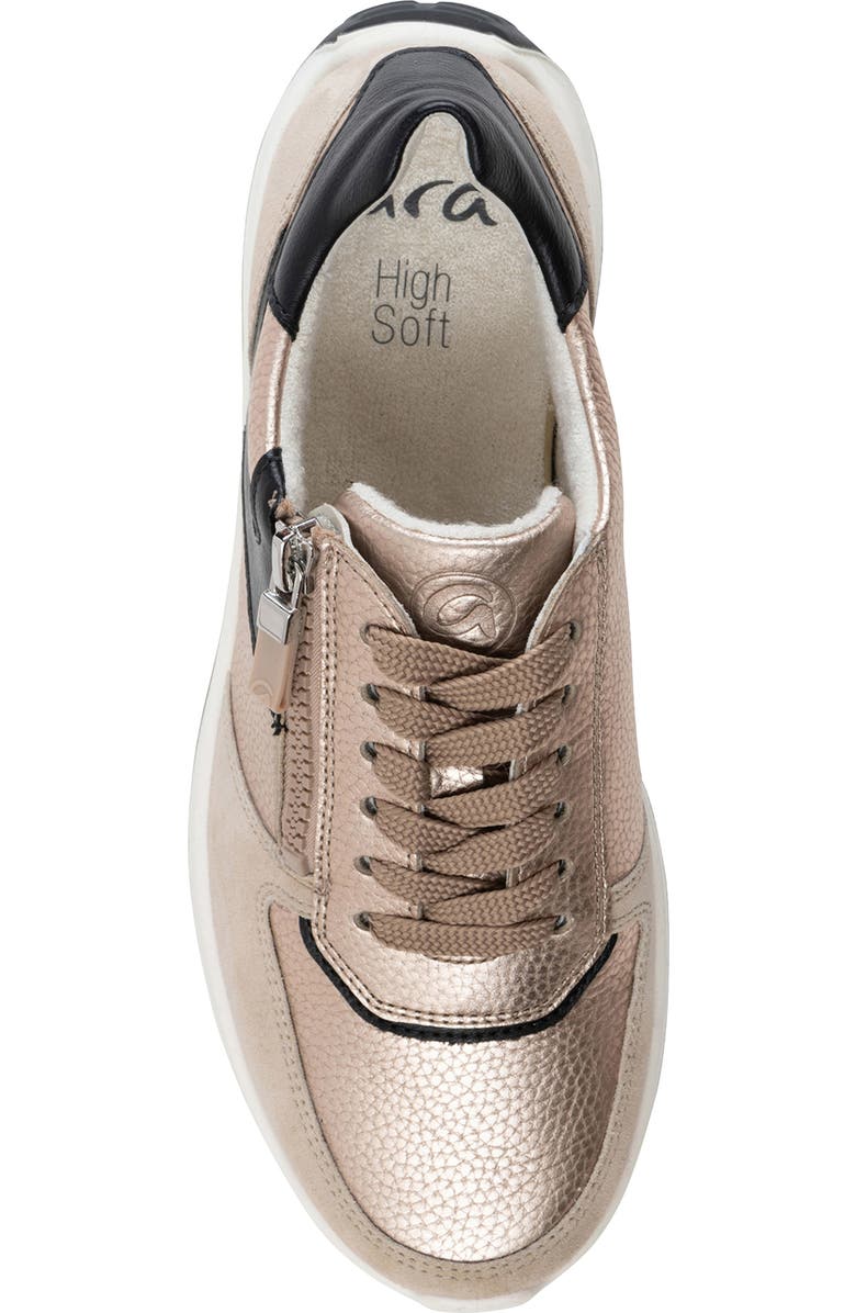 ara Nagano Sneaker, Alternate, color, Sand/ Shell/ Black