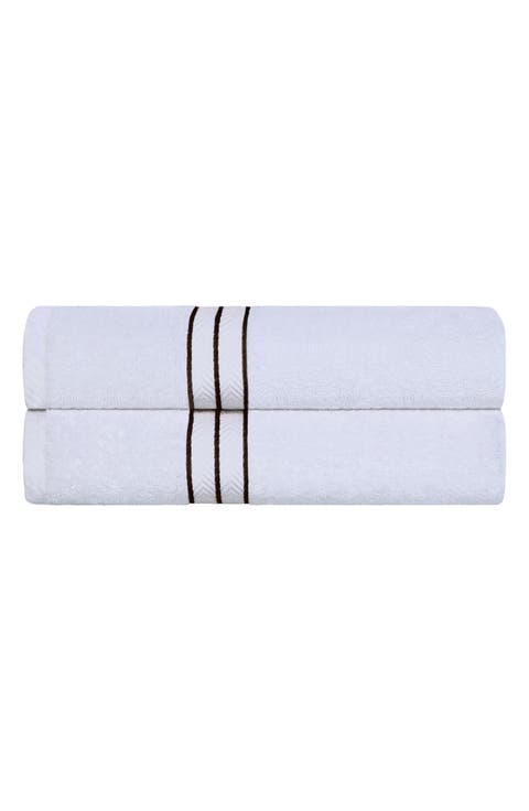2-Piece Turkish Cotton Bath Towels