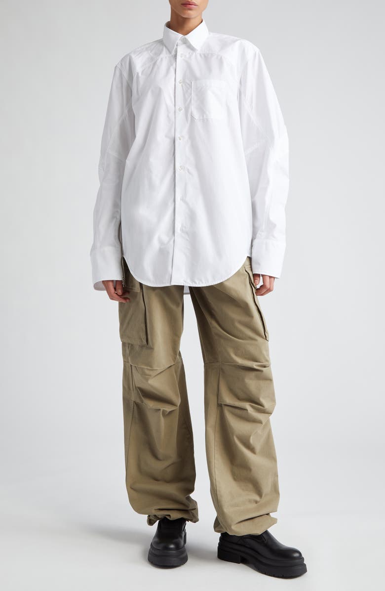 Coperni Wide Leg Cargo Pants, Alternate, color, 