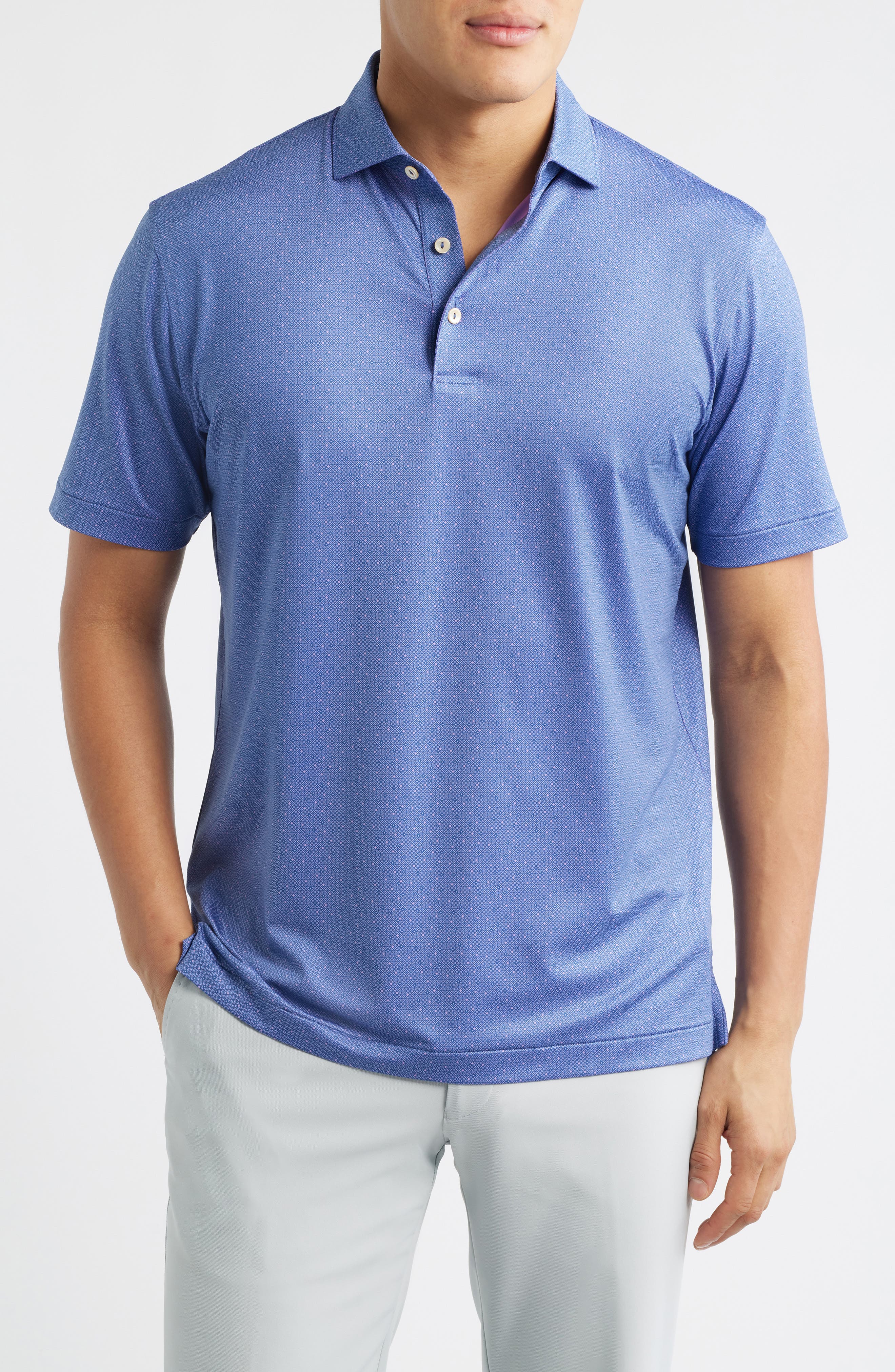 Dashwood Microprint Performance Jersey Polo - image 3