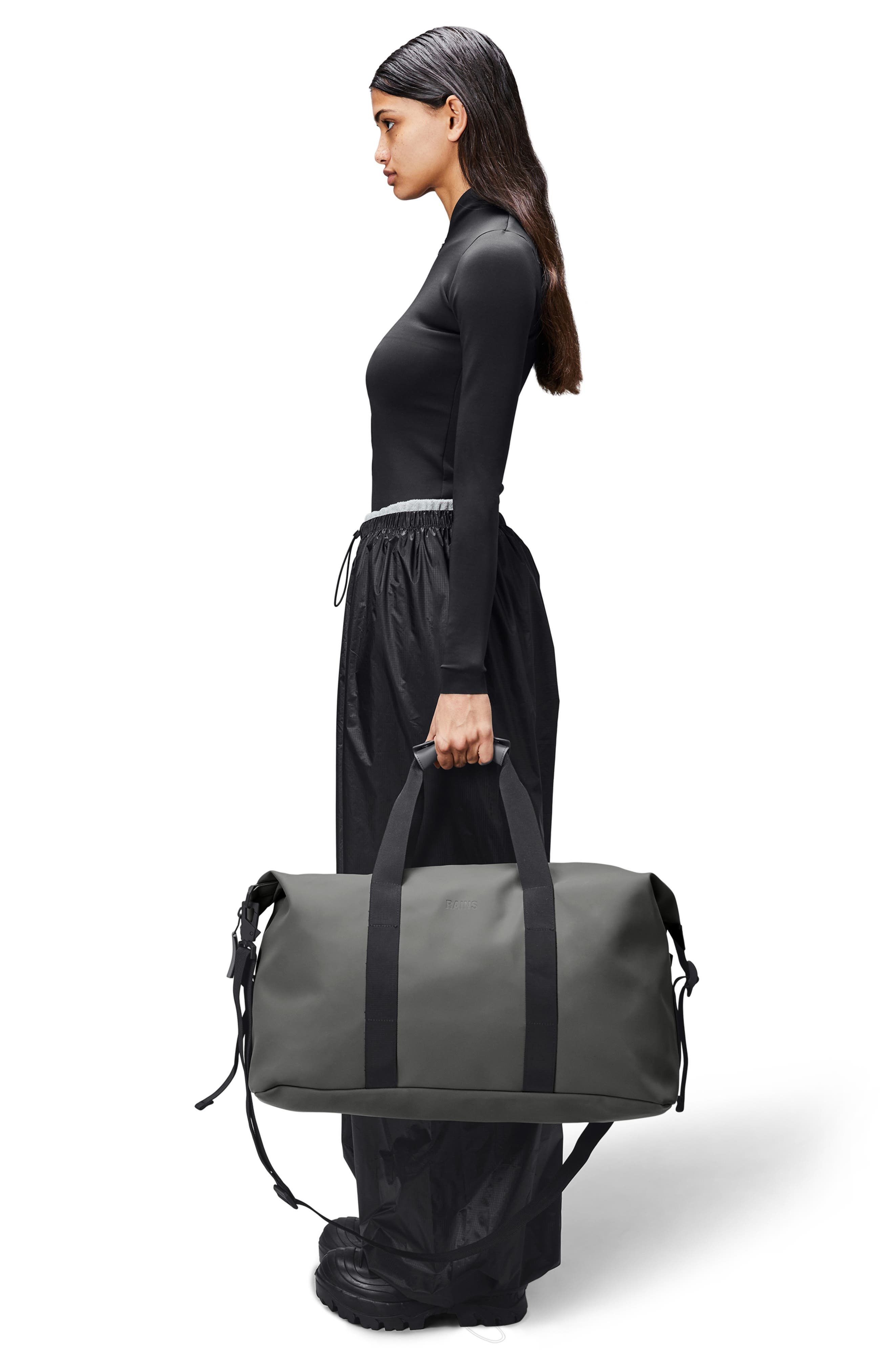 Rains Hilo Waterproof Weekend Bag, Alternate, color, Grey