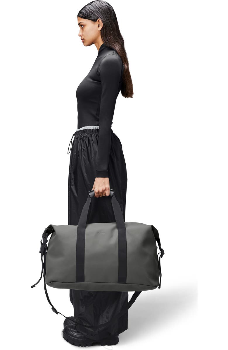 Rains Hilo Waterproof Weekend Bag, Alternate, color, Grey