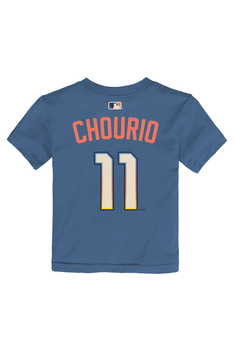 Toddler Nike Jackson Chourio Powder Blue Milwaukee Brewers 2026 City Connect Name & Number T-Shirt, Alternate, color, Powder Blue