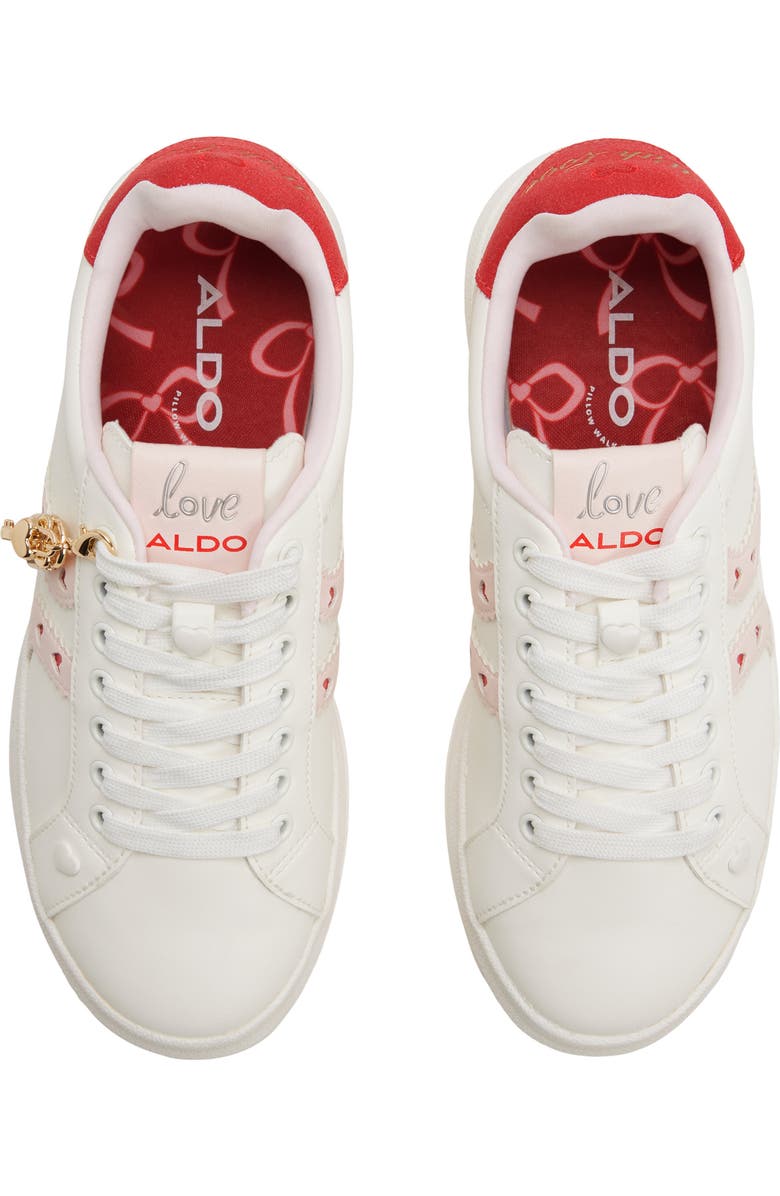ALDO Adores Platform Sneaker, Alternate, color, White