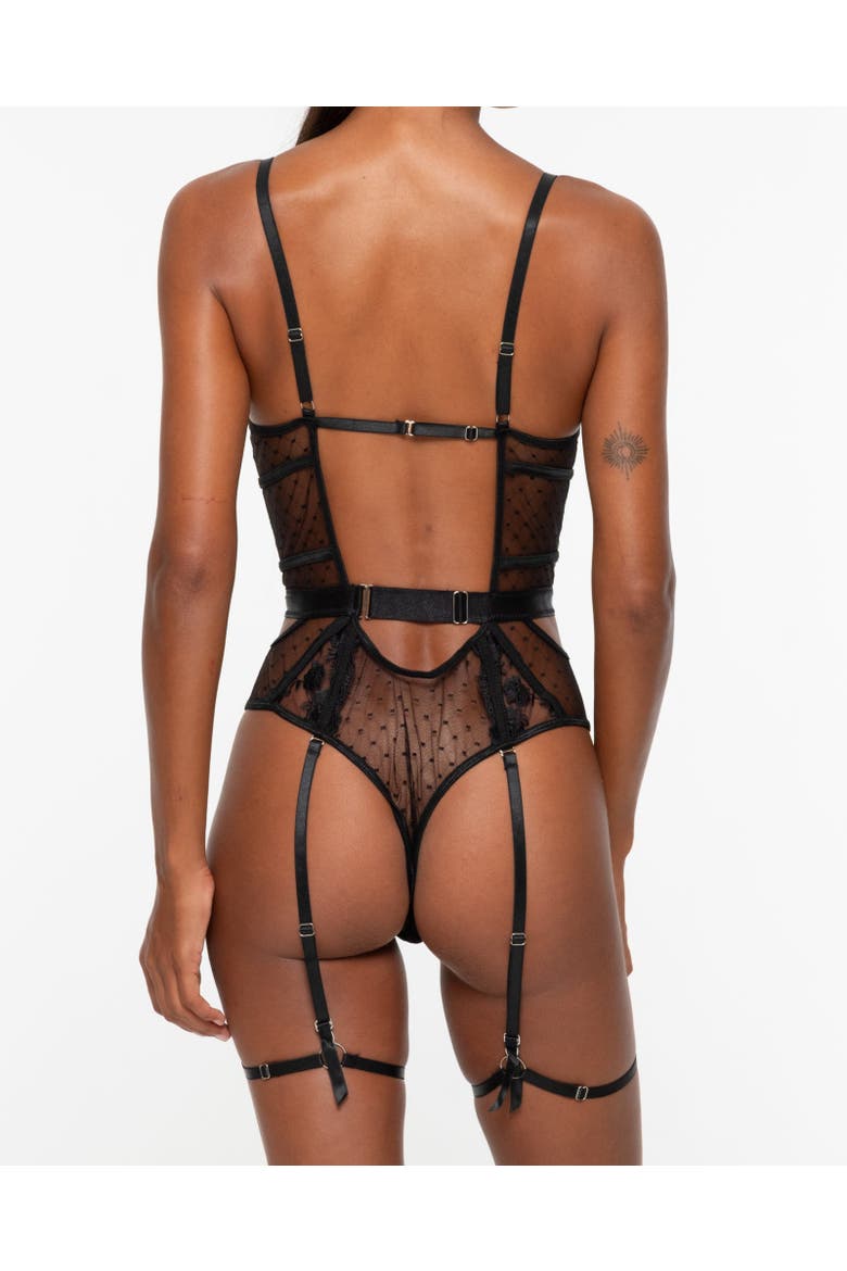 Jayda Bodysuit, Alternate, color, Black