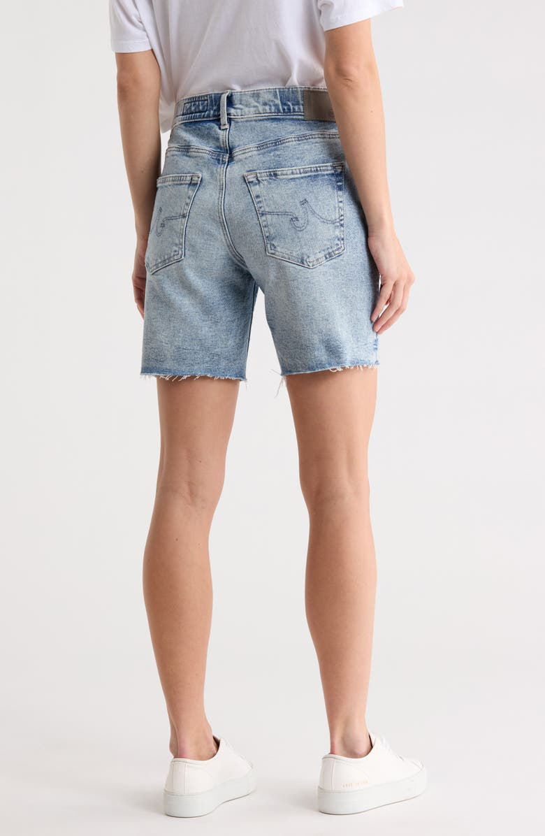 AG Ex-Boyfriend Mid Thigh Denim Shorts, Alternate, color,