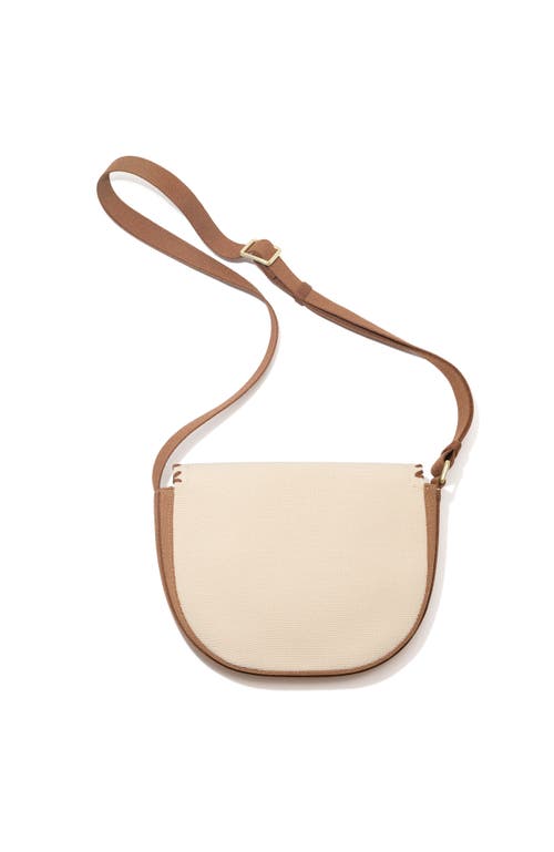 Rothys Rothy's The Saddle Bag In Flat White