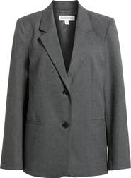 Nordstrom Heathered Boyfriend Blazer